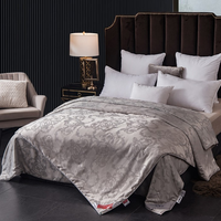 Bejirog 北极绒 四季蚕丝被 清新灰 220*240cm 4.5斤