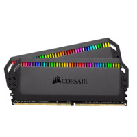 USCORSAIR 美商海盗船 铂金统治者系列 DDR4 4000MHz RGB 台式机内存 黑色 32GB 16GB*2