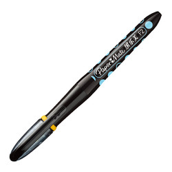 Paper Mate 缤乐美 钢笔 F2 流线长蓝点色 F尖 单支装