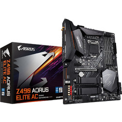 GIGABYTE 技嘉 Z490 AORUS ELITE AC ATX主板（Intel LGA1200、Z490）