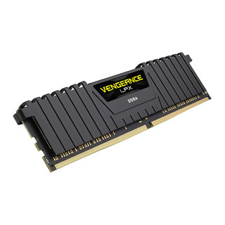 美商海盗船 复仇者LPX系列 DDR4 2400MHz 台式机内存 黑色 16GB CM4X16GD3600C18K2D-CN