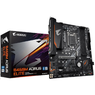 GIGABYTE 技嘉 小雕 B460M AORUS ELITE MATX主板（Intel LGA1200、4560）