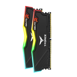 Team 十铨 DELTA系列 DDR4 3600MHz RGB 台式机内存 灯条 黑色 16GB 8GB*2