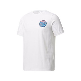 Reebok 锐步 CL RSC GR TEE 中性运动T恤 GH3691 白色 XXL