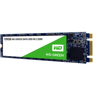 Western Digital 西部数据 绿盘系列 M.2 固态硬盘 120GB（SATA3.0）
