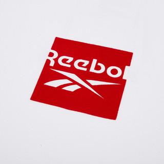 Reebok 锐步 Classics 中性运动T恤 GV0273 白色 S