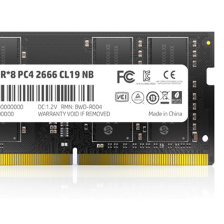 HP 惠普 S1 DDR4 2666MHz 笔记本内存 普条 16GB