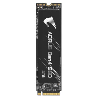 GIGABYTE 技嘉 AORUS系列2TBSSD固态硬盘GEN4黑雕盘M.2接口pcie4.0系列