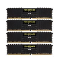 USCORSAIR 美商海盗船 复仇者LPX系列 DDR4 2400MHz 台式机内存 黑色 32GB 8GB*4 ‎CMK32GX4M4A2400C14