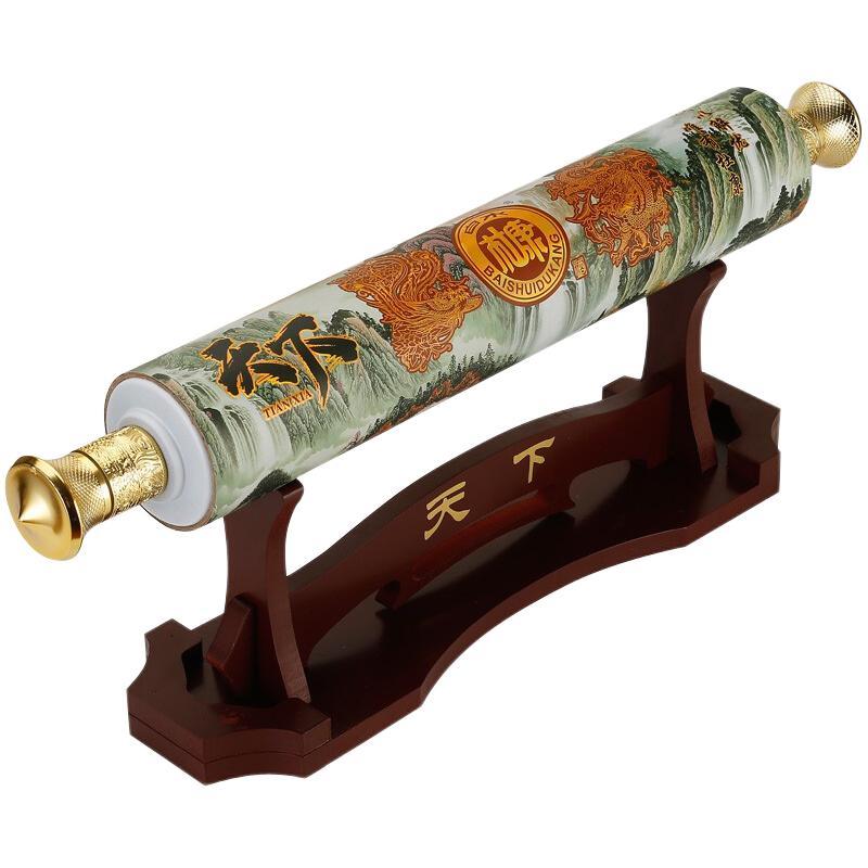 白水杜康 52度浓香型白酒  杜康天下卷轴 500ml