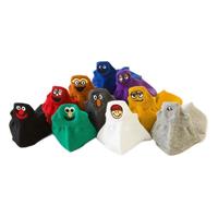 Nan ji ren 南极人 女士短筒袜套装 10双装 后跟表情十色