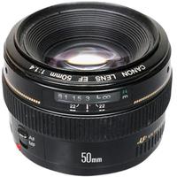 Canon 佳能 LENS EF 50mm F1.4 标准定焦镜头 佳能口