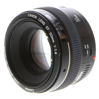 Canon 佳能 LENS EF 50mm F1.4 标准定焦镜头 佳能口