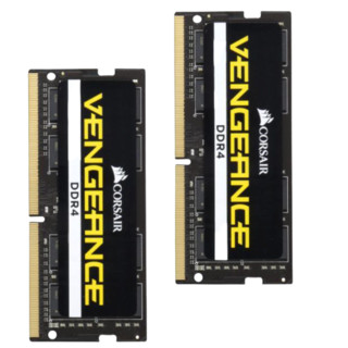 美商海盗船 32GB(16G×2)套装 DDR4 3000 笔记本内存条 复仇者系列