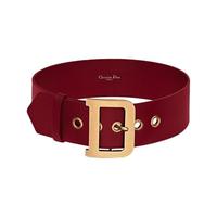 Dior 迪奥 Diorquake 女士牛皮革针扣腰带 B0403CVWV_M41R 红色 75