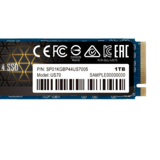 Silicon Power US70 NVME M.2 固态硬盘 1TB（PCI-E4.0）