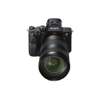 SONY 索尼 Alpha 7R III 全画幅 微单相机 黑色 24-105mm F4.0 ISO 长焦镜头 单头套机