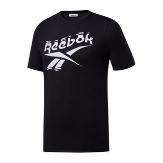 Reebok 锐步 GS BrandedCrewTee 男子运动T恤 FK6038 黑色/白色 XL