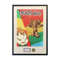 维格列艺术 Death NYC 签名限量版画 奈良美智×KAWS×GUCCI  32x45cm
