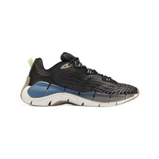 Reebok 锐步 Zig Kinetica lI 中性休闲运动鞋 FX0334 黑色/蓝色/灰色 40