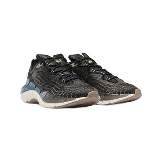 Reebok 锐步 Zig Kinetica lI 中性休闲运动鞋 FX0334 黑色/蓝色/灰色 40