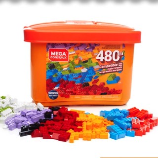 MEGA BLOKS 美高 GJD23 小颗粒创意拼搭桶-小 480颗粒