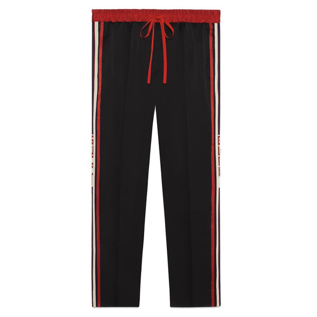 GUCCI_レア品!!_被り方7way GUCCI 古驰男士休闲长裤522935 Z739C 1159 黑色46 【报价价格