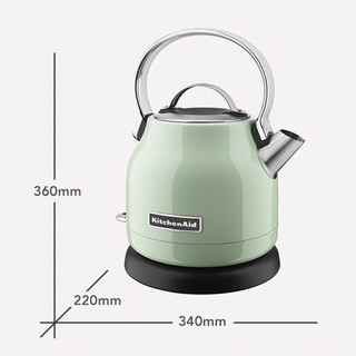 KitchenAid 凯膳怡 5KEK1222CPT 1.25L 保温电水壶 薄荷绿