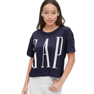 Gap 盖璞 女士圆领短袖T恤 656350 海军蓝色 XXS