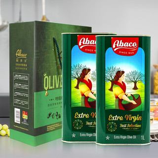Abaco 特级初榨橄榄油 1L*2罐 礼盒装