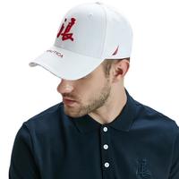 NAUTICA 诺帝卡 夏日冲浪店联名款 男士棒球帽 H0031BW 白色