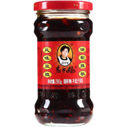 The Godmother 老干妈 风味豆豉辣椒酱贵州特产下饭酱风味豆豉280g*3瓶