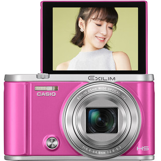 CASIO 卡西欧 ZR3700 3英寸数码相机 玫红色（F2.8 5.4-64.8mm）