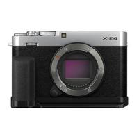 Fuji 富士 X-E4 APS-C画幅 微单相机 银色  单机身 手柄套装