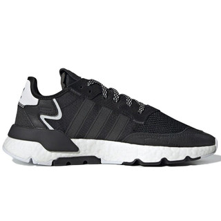 adidas ORIGINALS Nite Jogger 中性休闲运动鞋  EE6254 黑白灰 43