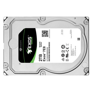 SEAGATE 希捷 银河Exos 7E8系列 3.5英寸 企业级硬盘 2TB (CMR、7200rpm、128MB) ST2000NM0055