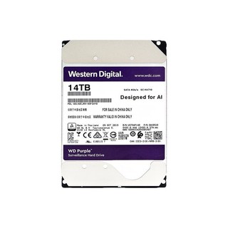 Western Digital 西部数据 紫盘系列 3.5英寸 监控级硬盘 14TB（7200rpm、512MB）WD140EJRX