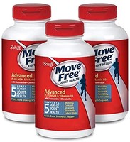 EJE 益节 Move Free 益节 葡萄糖胺=软骨素+ msm和d3补充剂120粒*3瓶