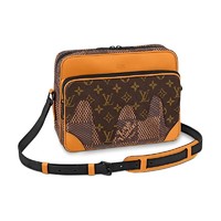 LOUIS VUITTON 路易威登 Nil系列 邮差包 N40359 棕色