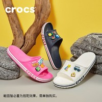 crocs 卡骆驰 Crocs女外穿拖鞋卡骆驰贝雅卡骆班一字拖时尚男夏拖鞋|205392