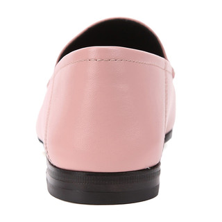 GUCCI 古驰 Jordaan系列 女士低跟乐福鞋 414998 DLC00 5909 橡皮粉色 37