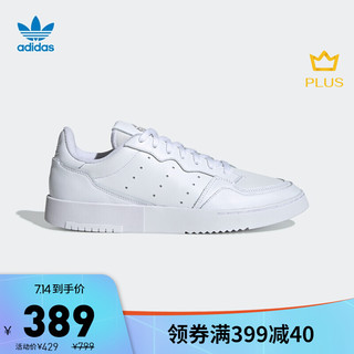 adidas ORIGINALS 阿迪达斯官网adidas/三叶草/SUPERCOURT男女鞋经典运动鞋EE6037 白色 36(220mm)