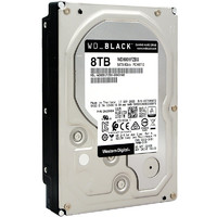 西部数据 黑盘系列 3.5英寸 台式机硬盘 8TB（CMR、7200rpm、256MB）WD8001FZBX
