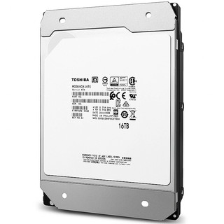 TOSHIBA 东芝 MG08系列 3.5英寸 台式机硬盘 16TB (CMR、7200rpm、512MB) MG08ACA16TE