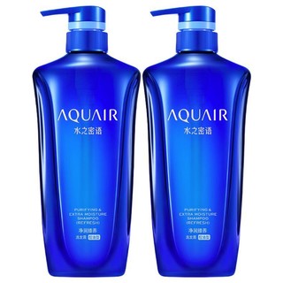 AQUAIR 水之密语 净润臻养(控油型)洗发水套装600ml*2蓬松滋润男女士洗发露洗头膏