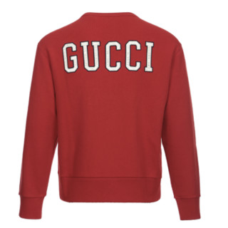 GUCCI 古驰 男士圆领卫衣 475532 X9Y98 6527 红色 M