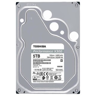 TOSHIBA 东芝 X300 3.5英寸 台式机硬盘 5TB（SMR、7200rpm、128MB）HDWE150XZSTA