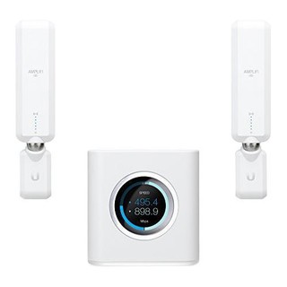 Ubiquiti 优倍快 AmpliFi 双频1750M 千兆Mesh家用无线路由器+1个扩展器 单个装 白色