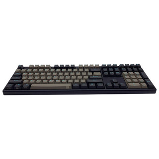 NIZ 宁芝 T X108 108键 有线静电容键盘 45g 黑色 无光