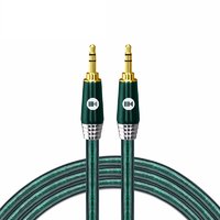 Kaiboer 开博尔 YP013 3.5mm 镀银AUX音频线缆 1.5m 绿色